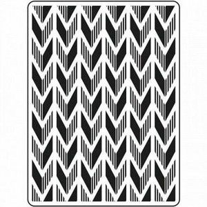 Darice Embossing Folder Arrows Scrapbook Paper Crafts Card Making
